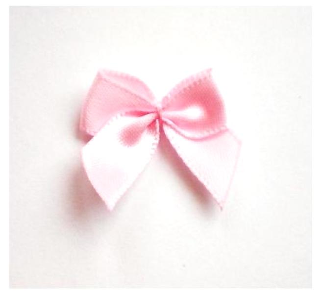5 ♥ SATIN Schleifchen HeLLRoSE ♥
