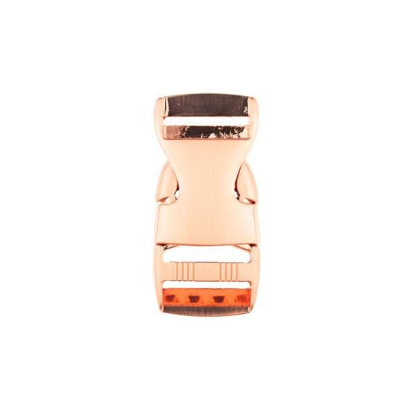 1 STüCK -  STECKSCHLoSS / STECKSCHLIEßER -  ROSEGOLD - 25MM
