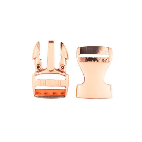 1 STüCK -  STECKSCHLoSS / STECKSCHLIEßER -  ROSEGOLD - 25MM