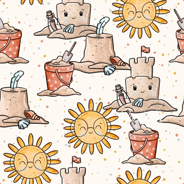 0,5 MTR. ♥ STRANDTAG EIGENPRODUKTION - FRENCH TERRY ♥