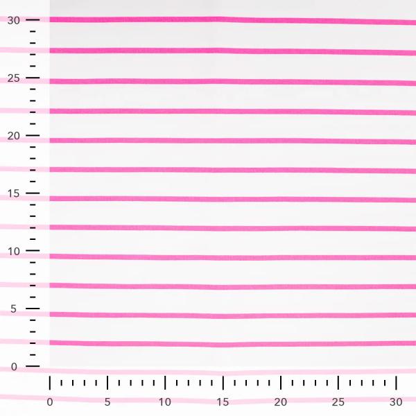 0,50 MTR. NEON STRIPES PINK - FRENCH TERRY
