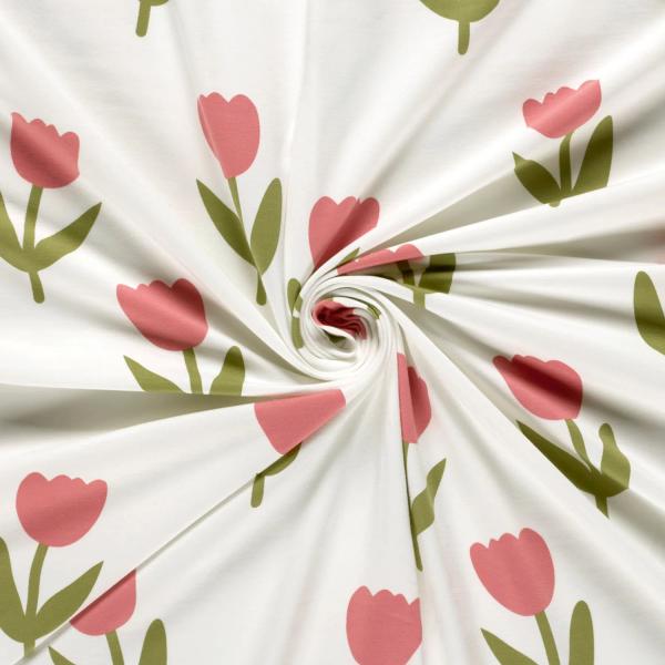 0,50 MTR.  ♥ TULPENZAUBER JERSEY ♥