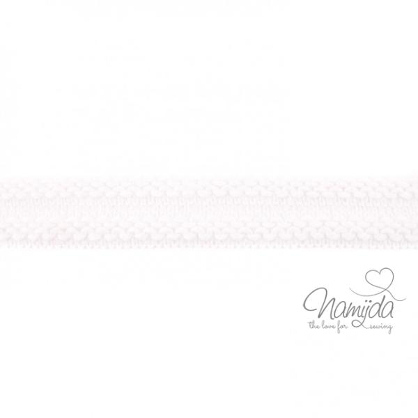 1 MTR. ♥ Einfassband Strick - WoLLWeiSS ♥
