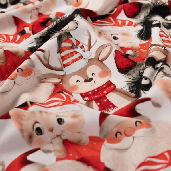 0,5 MTR. SANTAS XMAS PARTY - FRENCH TERRY