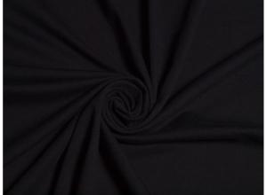 0,5 MTR. ♥  UNI BIO BAUMWOLLJERSEY SCHwaRZ  ♥
