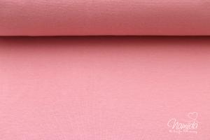 ♥0,5 Mtr. BIO Bündchen GLATT - ROSE ROUGE - Schlauch ♥