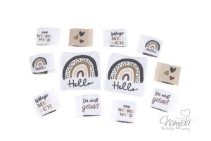 1 SET  - WEBETIKETTEN SET NATURAL LOVE (12 Stück)