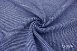 0,5 MTR. ♥ KNITTED DENIM JEANS JERSEY - HELL JEANS - ELASTISCH ♥
