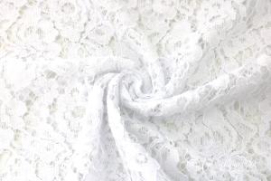 0,5 MTR. ♥ SPITZE BLüTeNTRAUM - WEISS - Spitzenstoff ♥