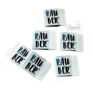 5 STCK. ♥ NAMIJDA EP WEBETIKETTEN - RÄUBER ♥