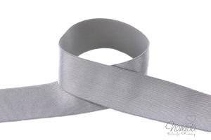 1 MTR. Soft SCHIMMER Gummiband 30mm - GRAU