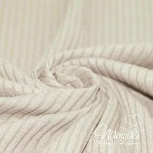 0,5 MTR. ♥ BREITCORD RIPPSTRICK JERSEY BEIGE ♥