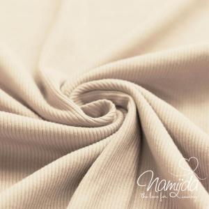 0,5 MTR. ♥ RIPPSTRICK JERSEY NATUR BEIGE ♥