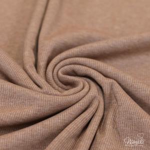 0,5 MTR. ♥ RIPPSTRICK JERSEY  TERRACoTTA  MELANGE ♥