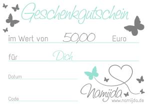 Gutschein im Wert von 50,00€