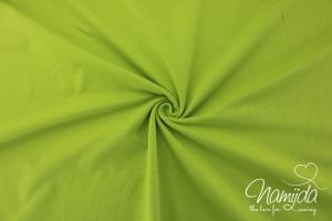 0,5 MTR. ♥  UNI BIO BAUMWOLLJERSEY LIME ♥