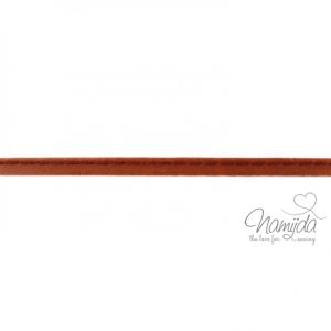 1 MTR. ♥ Kunstleder Paspelband Rost ♥